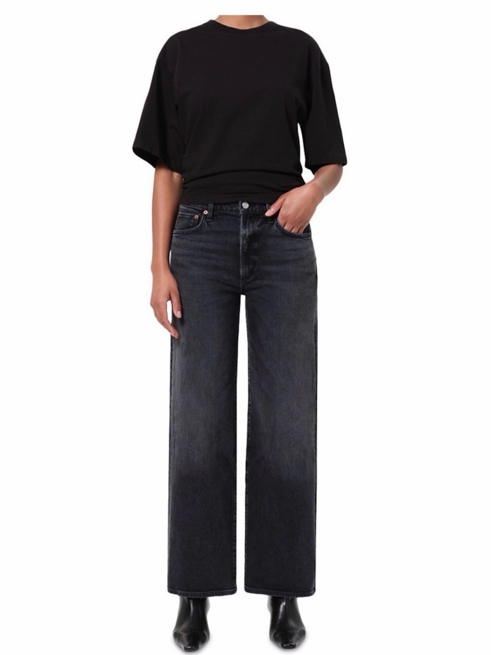 AGOLDE
Harper Jeans Mid Rise Relaxed
Straight Jeans size 24